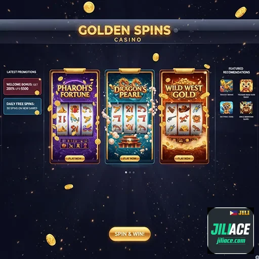 A mobile device displaying Jiliace online casino games with vibrant graphics - jiliace